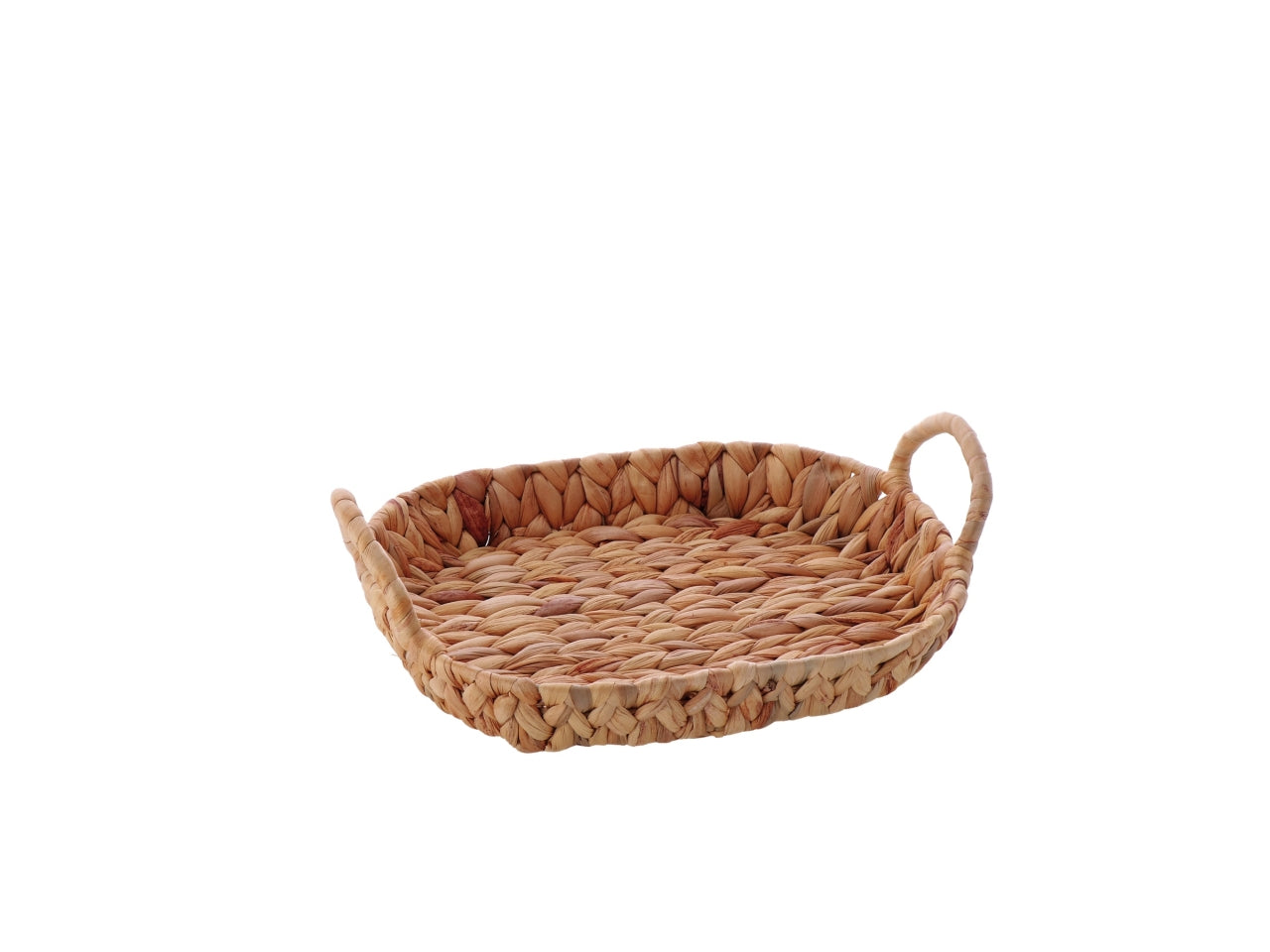 Svuotatasche jungle in rattan intrecciato naturale, con maniglie forma ovale - 31x22,5x9,5cm - Star