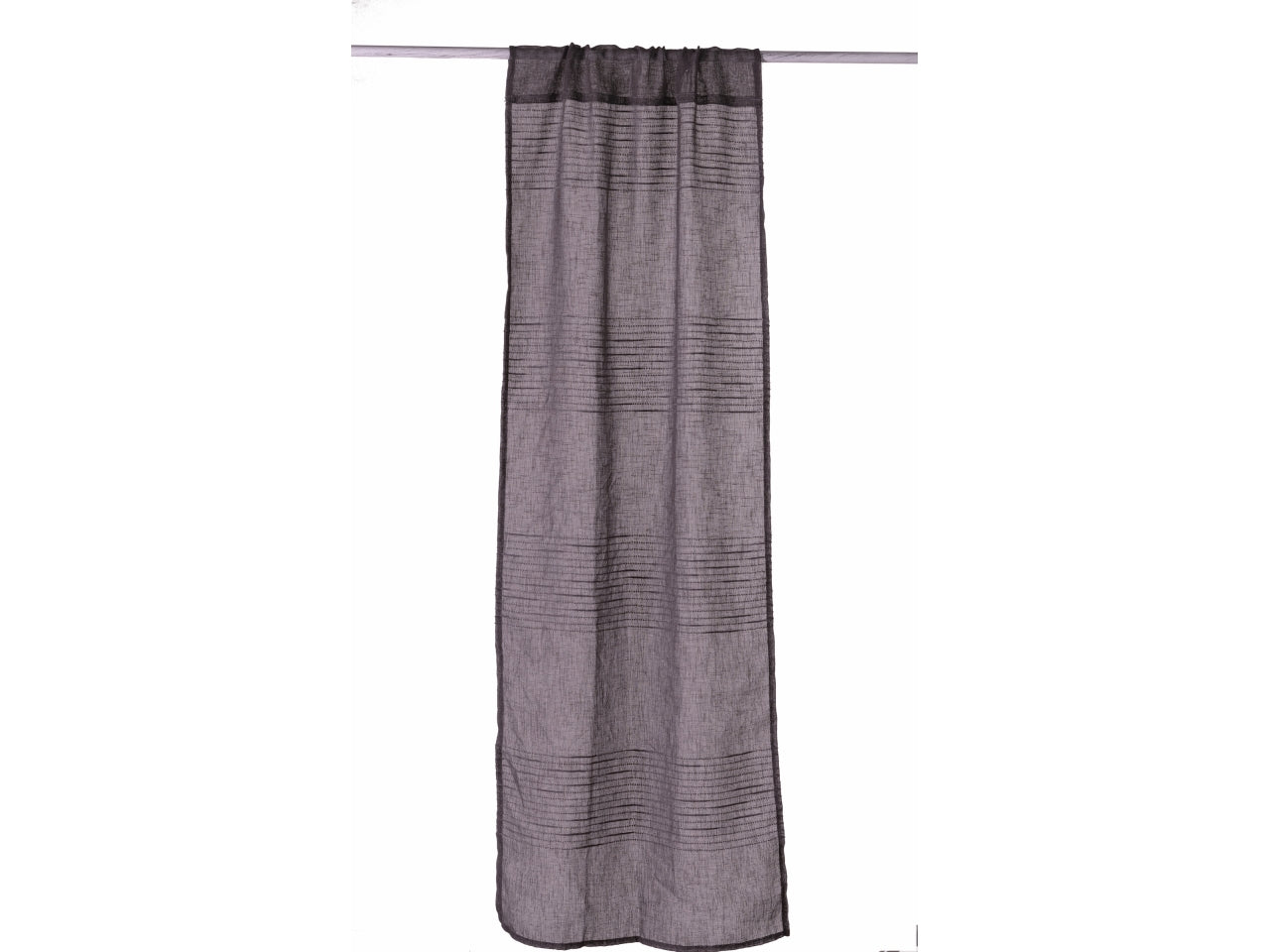 Tenda da interni moderna rigata semitrasparente con passanti, 2 pannelli, 4 colori assortiti, lavabile a 30° - 60x240 cm - Star