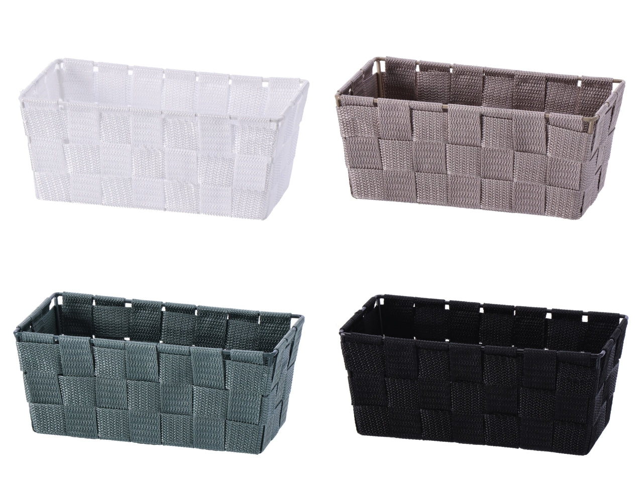 Cestino in tessuto 21x11xh.9cm kate 4 colori assortiti