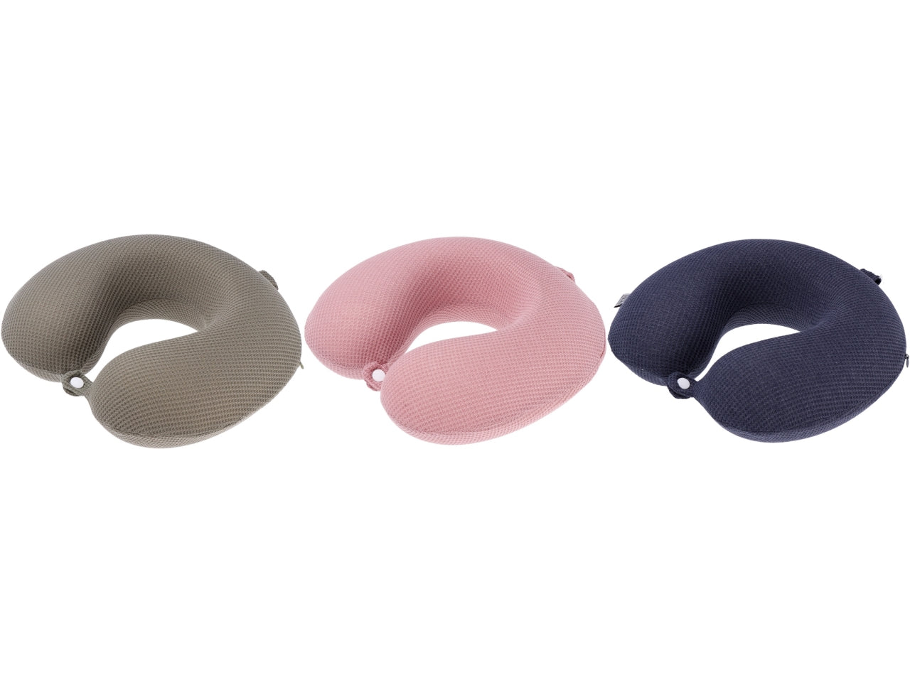 Cuscino da viaggio 30x28xh.10cm 3 colori assortiti