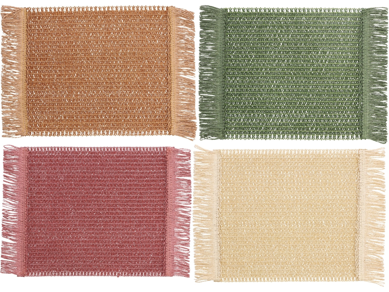 Tovaglietta in carta 45x31cm 4 colori assortiti