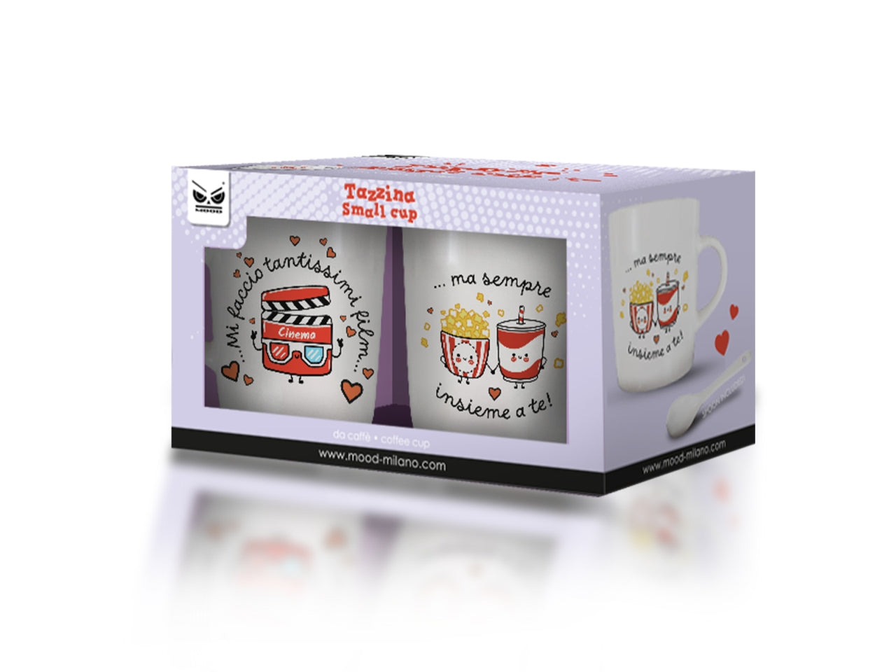 Tazzine da caffe con cucchiaino mi faccio tantissimi film