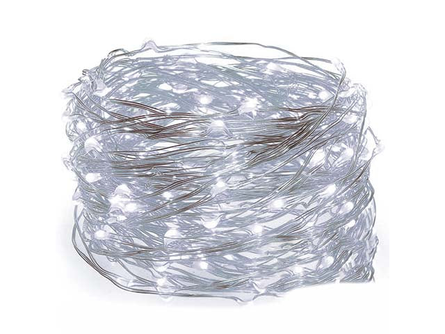 Catena filo rame 500led bianco freddo uso esterno 54348