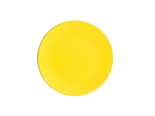 Piatto piano 26cm giallo 55655