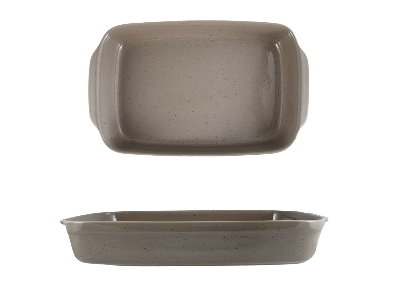 Pirofila porcellana grigia rettangolare 25x15 cm - Arca srl