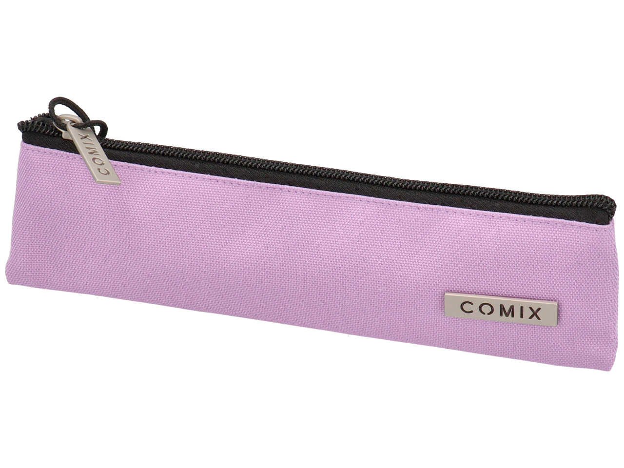 Astuccio a bustina 2 penne monocolore glicine, 22x6 cm - Comix