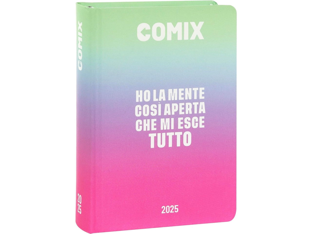 Diario agenda Comix standard 16 mesi con copertina rigida sfumata, anno 2024/25, 13x17,3 cm