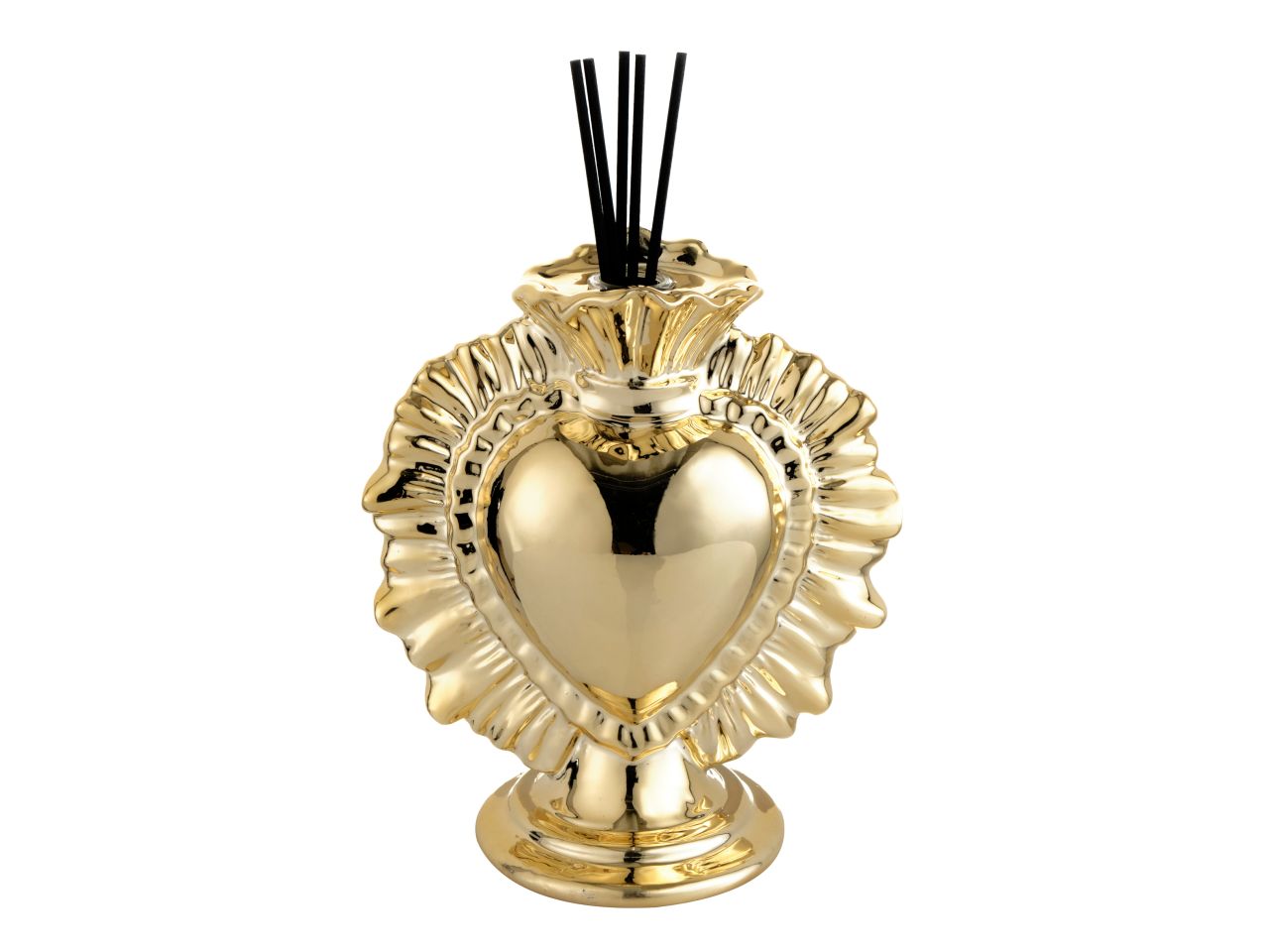 Ex voto oro profumatore con stecchini per essenze