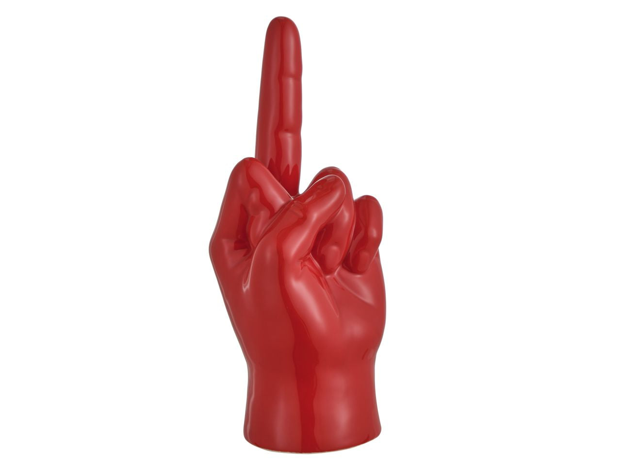 Mano f**k rossa decorazione in ceramica