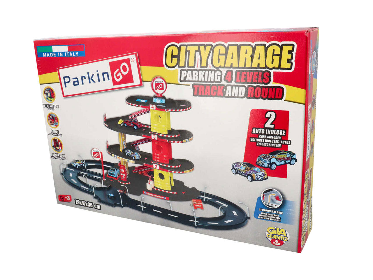 Garage 4livelli con pista giav00559