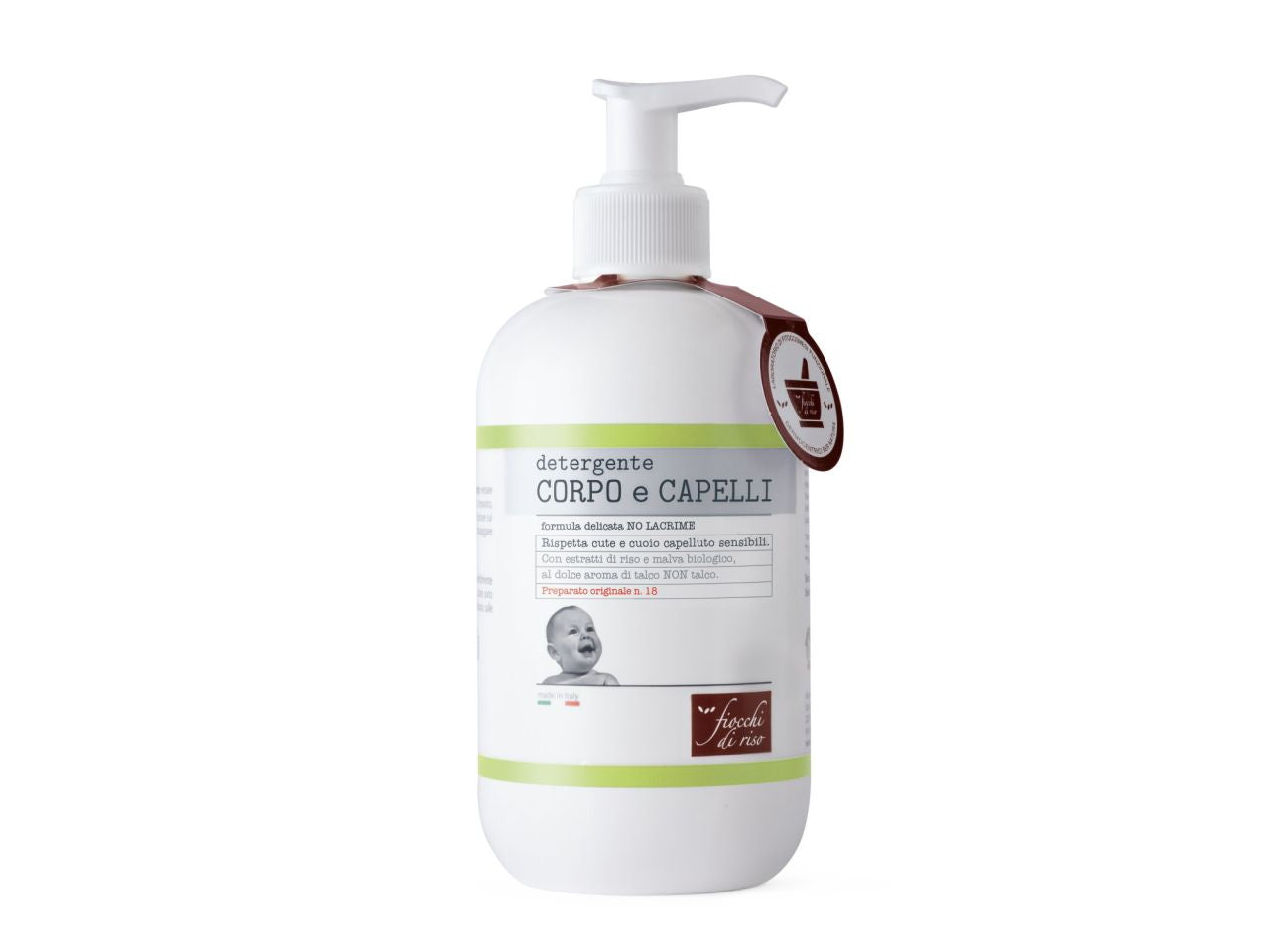 Fiocchi di riso detergente corpo e capelli 400ml talco
