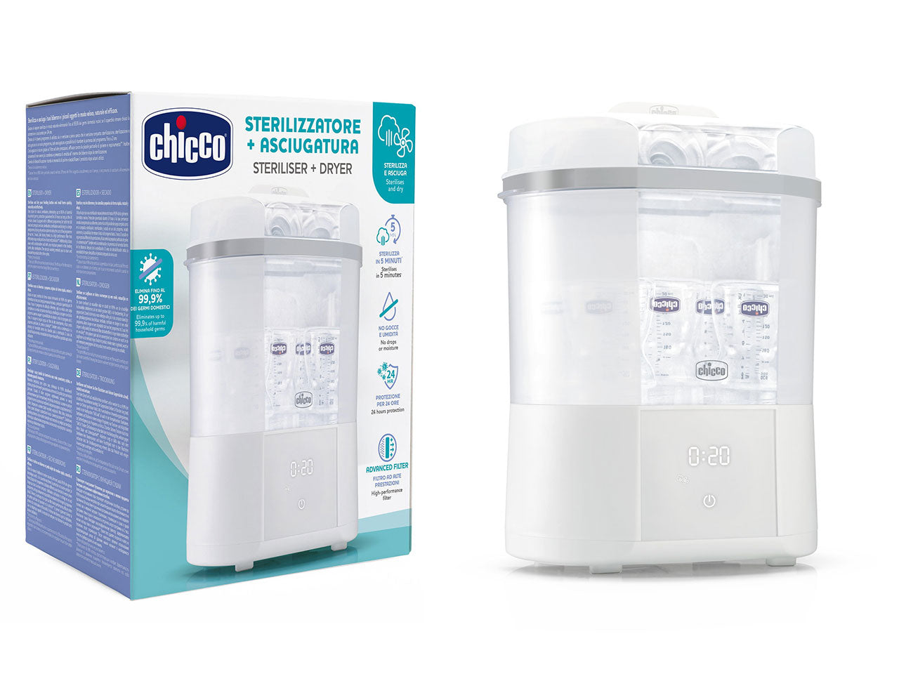 Chicco sterilizzatore con asciugatura