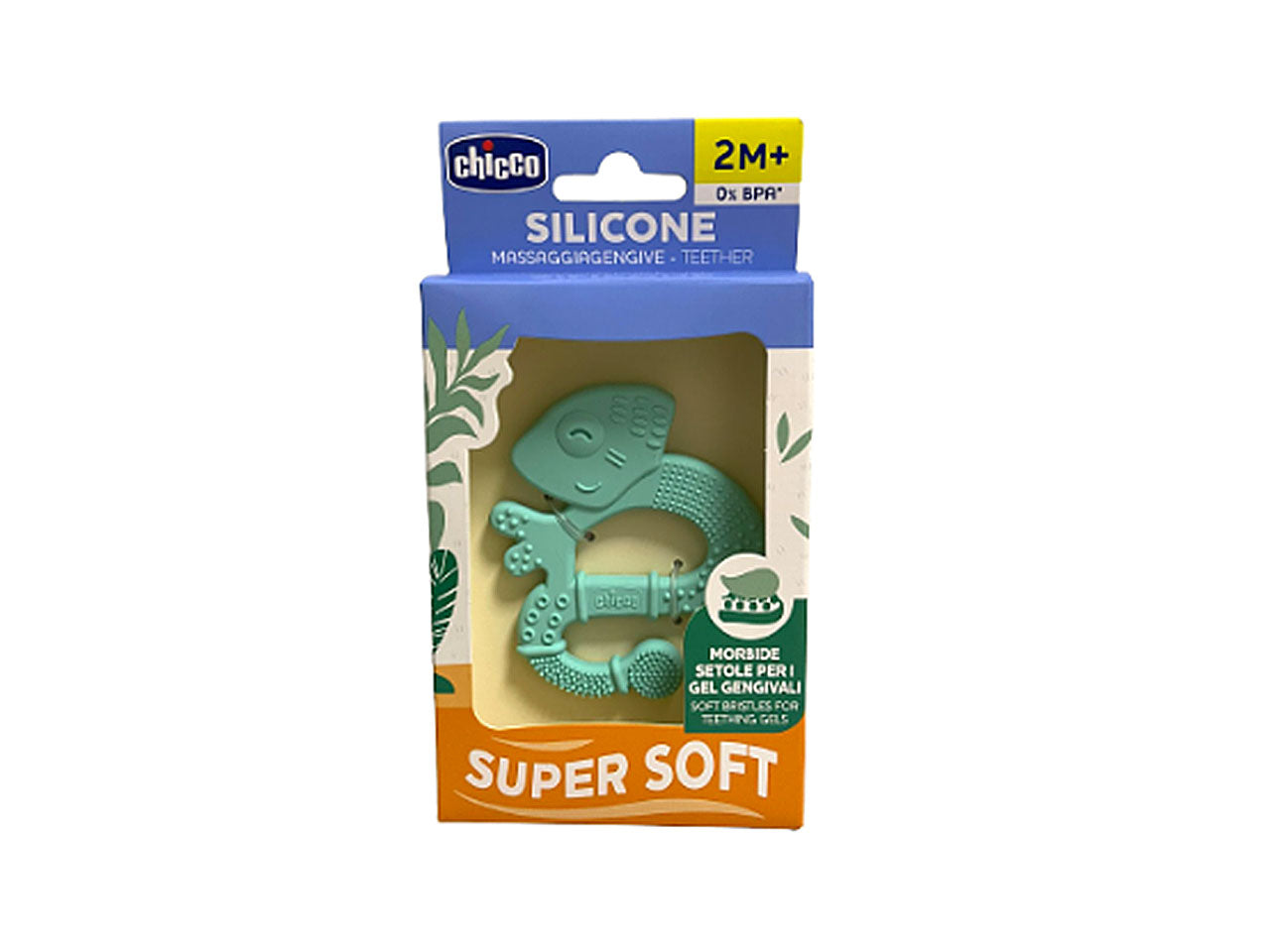 Chicco Massaggiagengive Neonato in Silicone Sollievo Durante la Dentizione 2 Mesi+