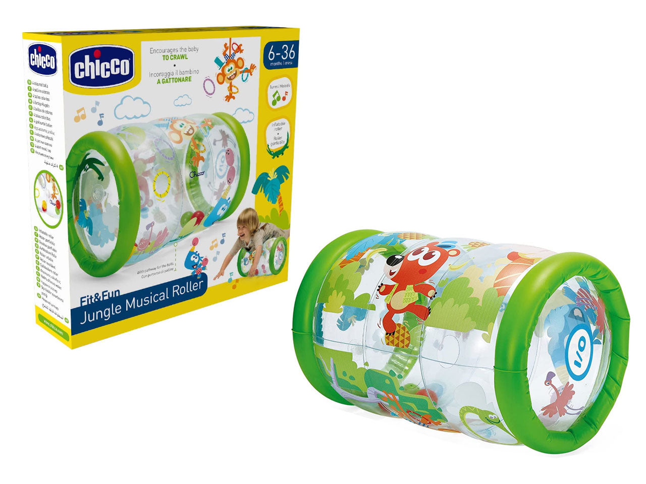 Chicco Jungle Musical Roller Roller Gonfiabile