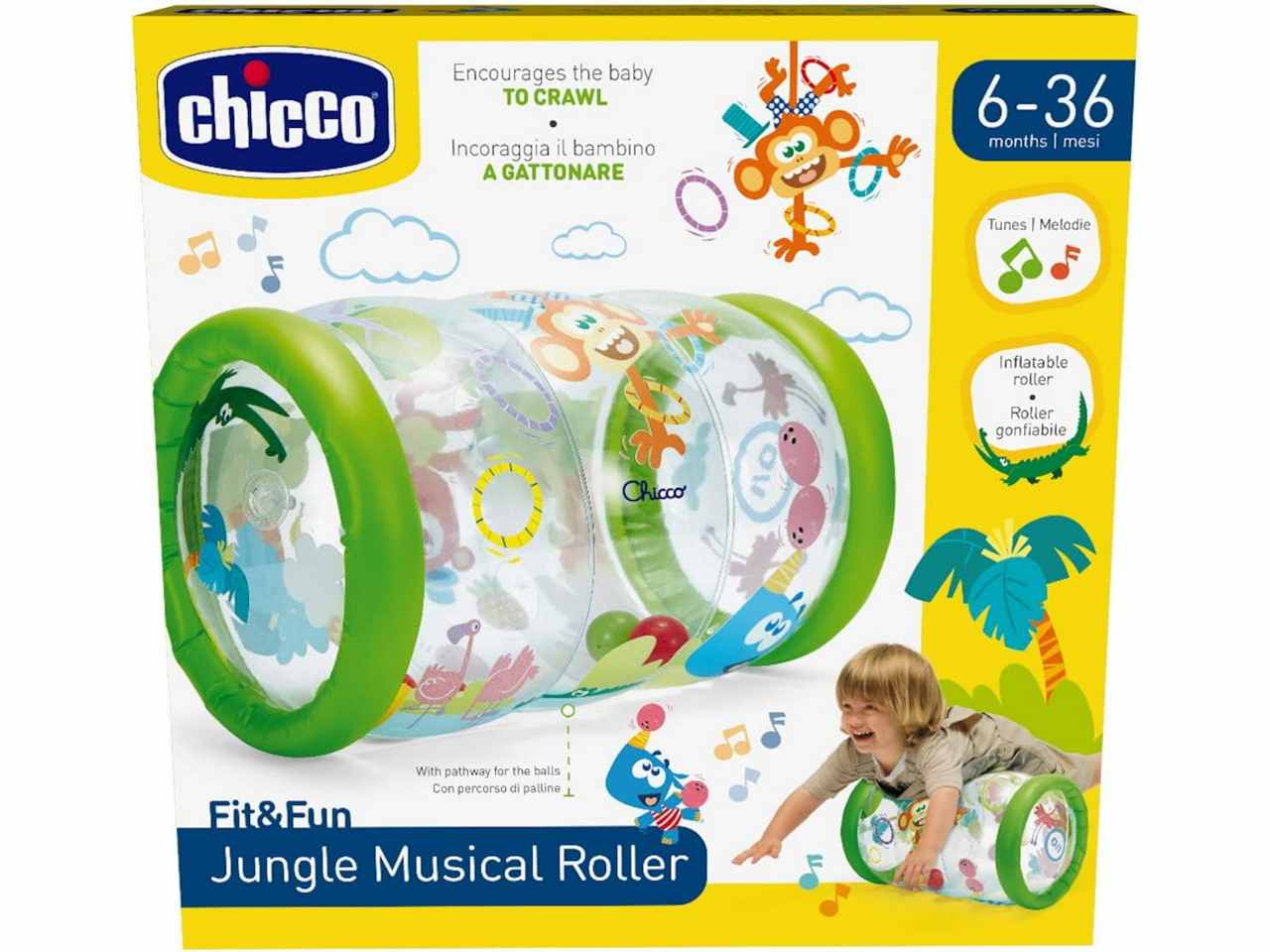 Chicco Jungle Musical Roller Roller Gonfiabile