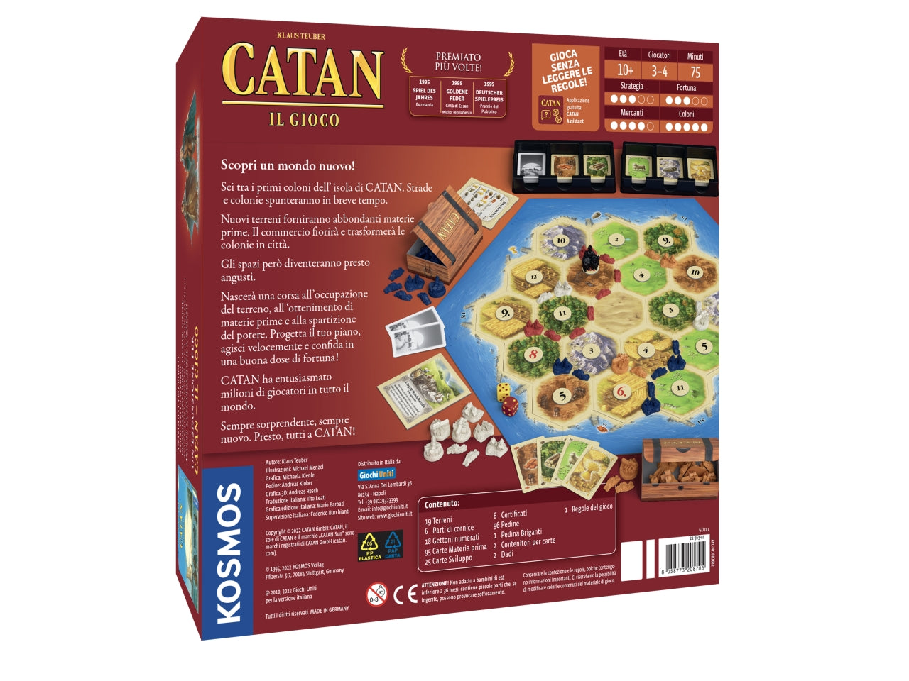 Gioco catan edizione eco