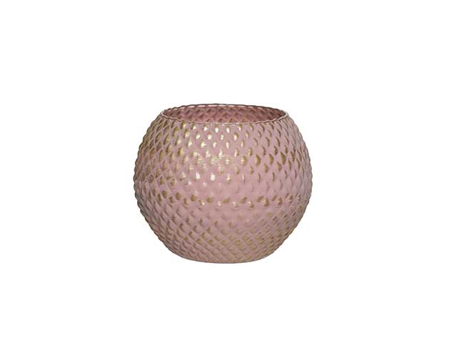 L.seta sfera d20cm malva/oro 146/09106