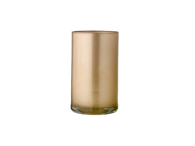 L.metal glitesta di vaso h20 d12 oro 150/2706