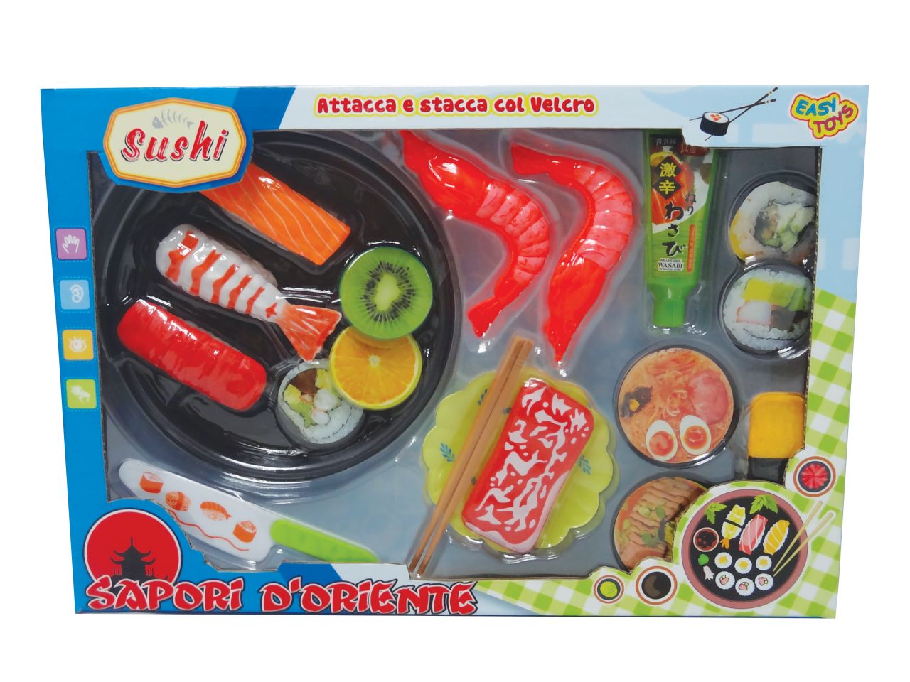 Sushi con velcro sapori d'oriente