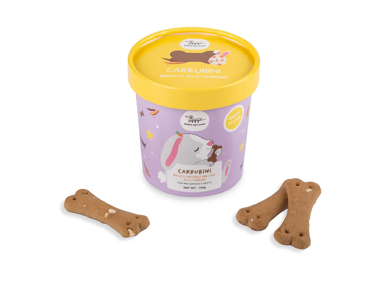Hygge snack carrubini per cani confezione da 100gr