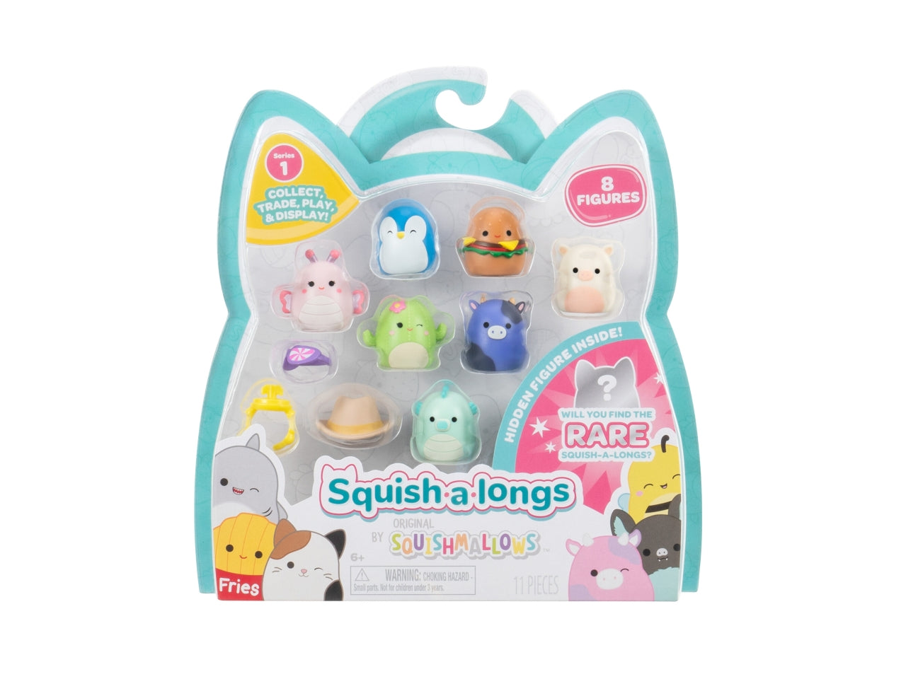 Squish a long pack 8 personaggi e 2 accessori | Rei Toys