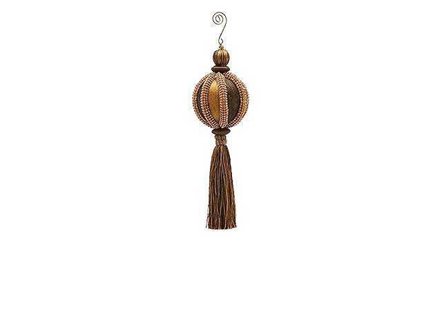 Sfera h35xd12cm verde/oro c/nappa 340263,89