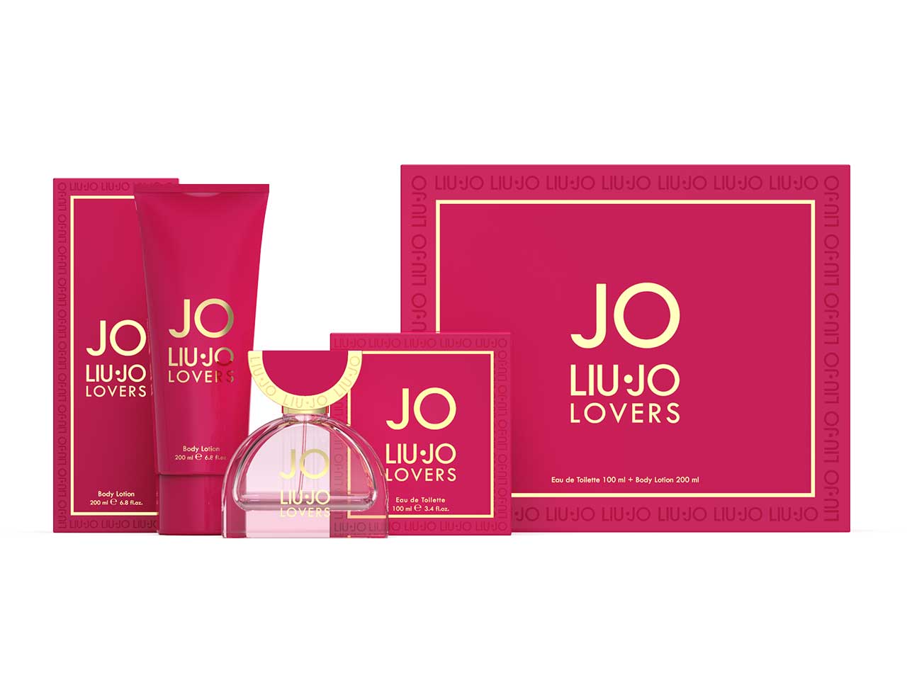 Liu jo lovers jo confezione con eau de toilette da 100ml e body lotion da 200ml