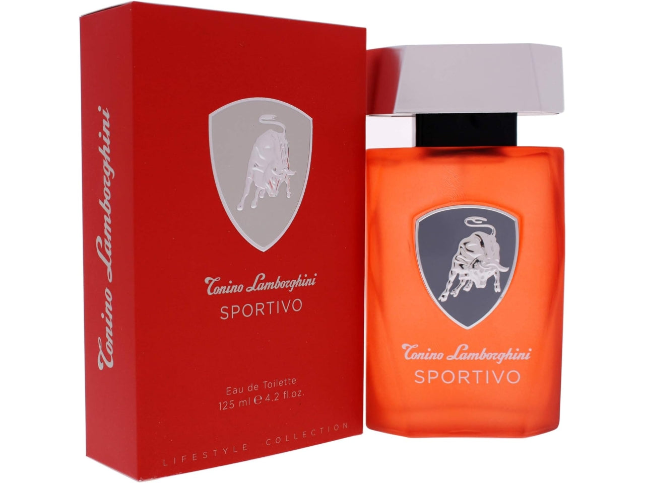 Profumo da uomo Lamborghini Sportivo, eau de toilette agrumato 125 ml