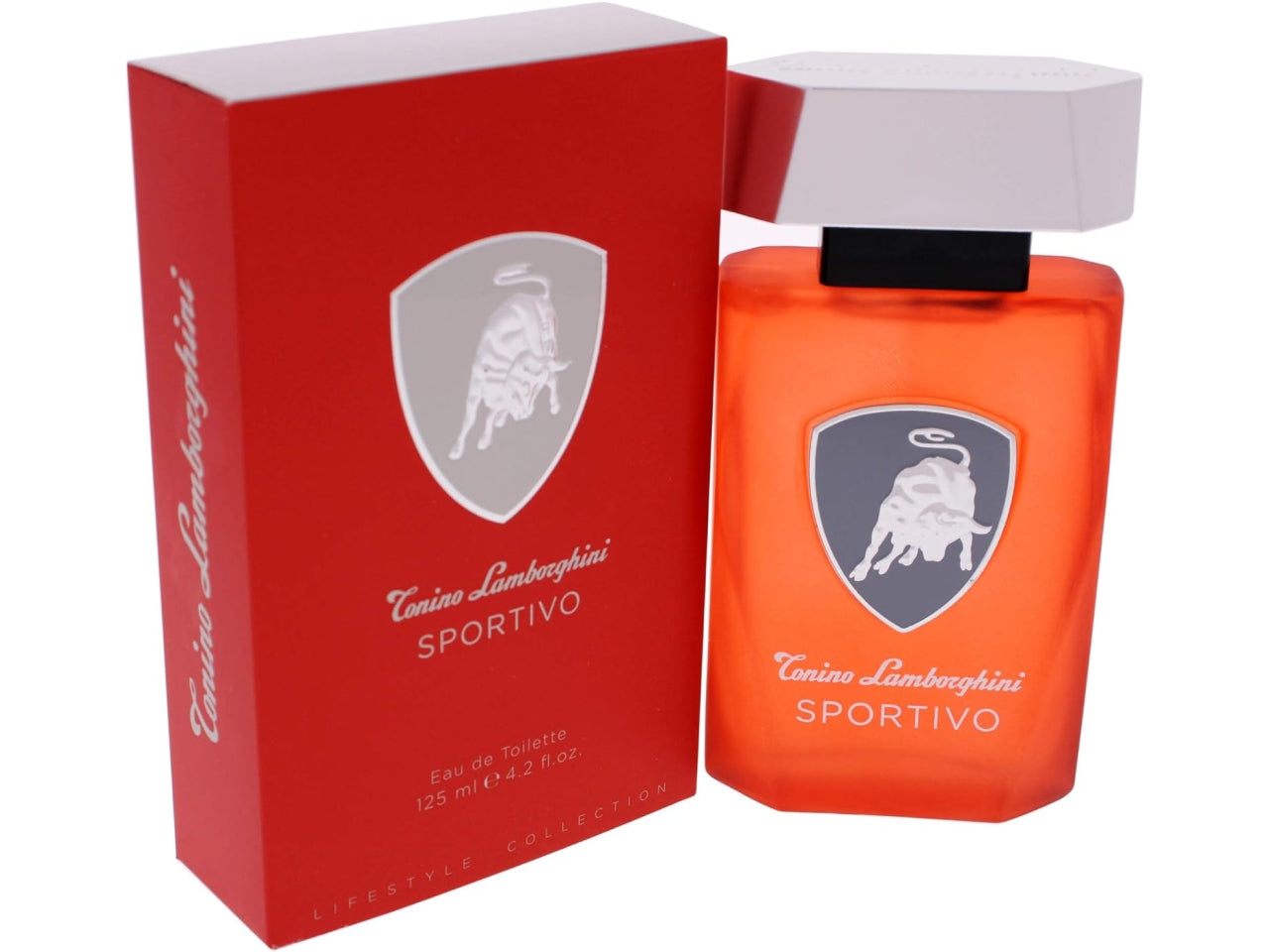 Profumo da uomo Lamborghini Sportivo, eau de toilette agrumato 125 ml
