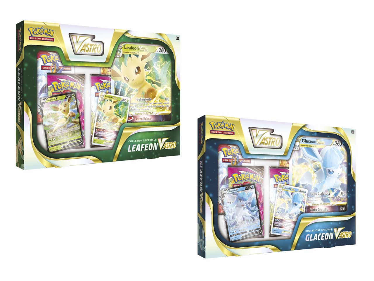Scatola Set Carte Pokémon Leafeon V Astro / Glaceon V Astro - Game Vision