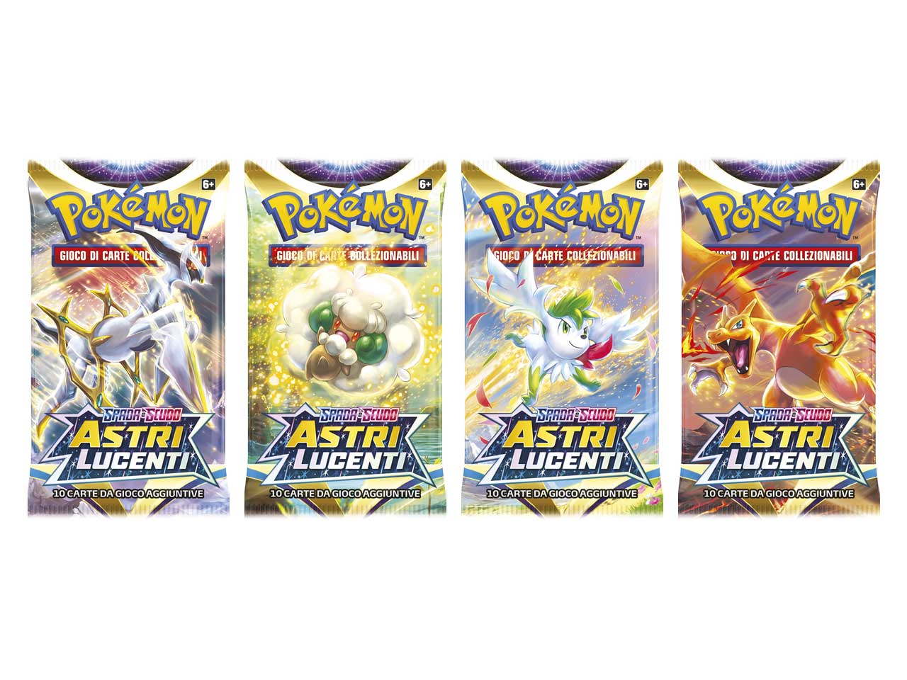 Bustina Carte Pokémon Spada e Scudo Asti Lucenti - Game Vision