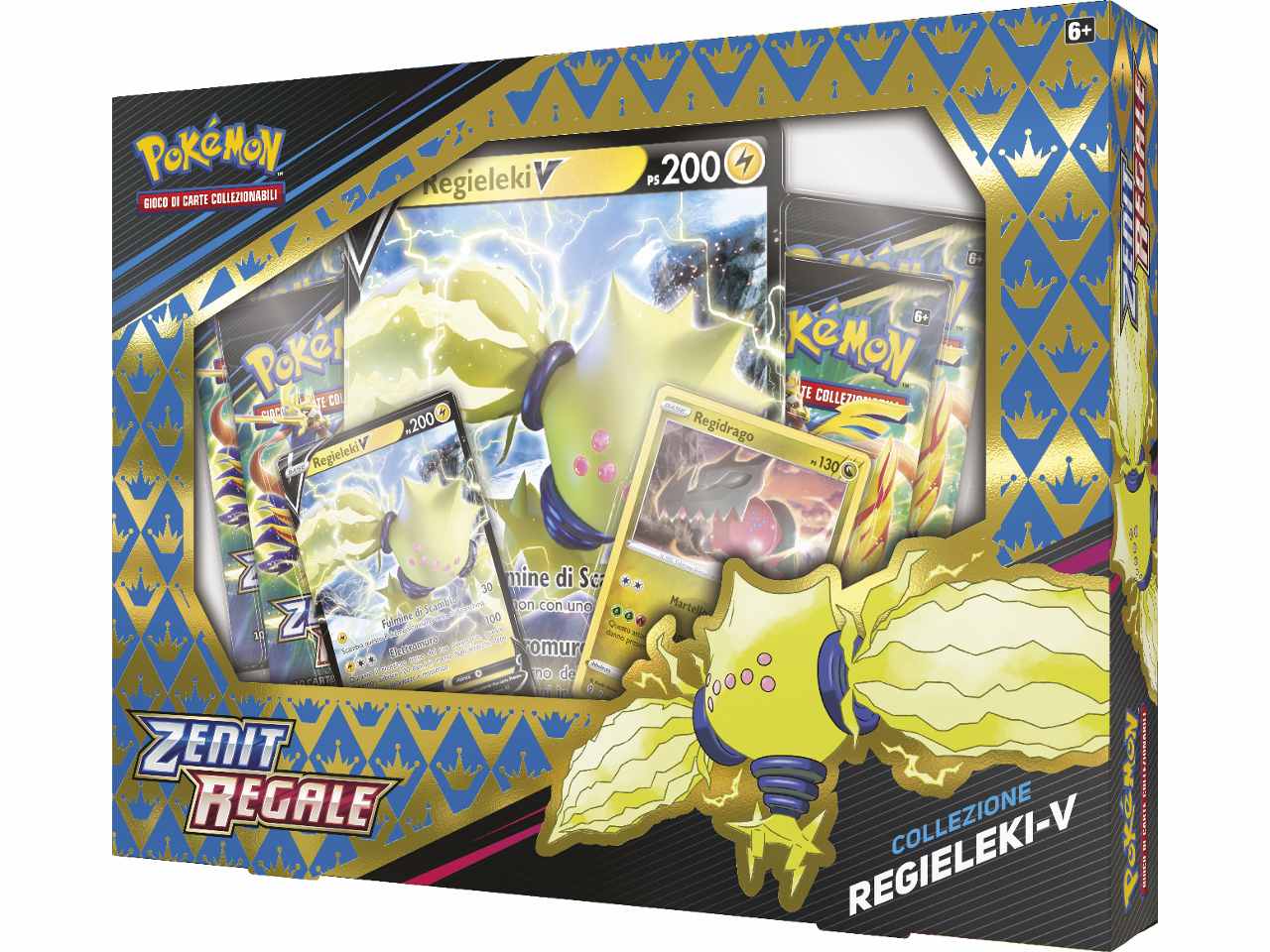 Scatola Carte Pokémon Spada e Scudo 12.5 Zenit Regale Regieleki V / Regidrago V - Game Vision