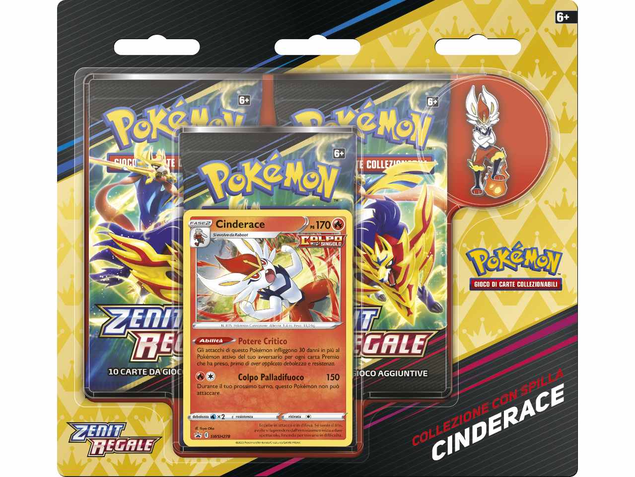 Carte Pokémon Blister Zenit Regale Rillaboom / Cinderace / Inteleon (Con Spilla) - Game Vision