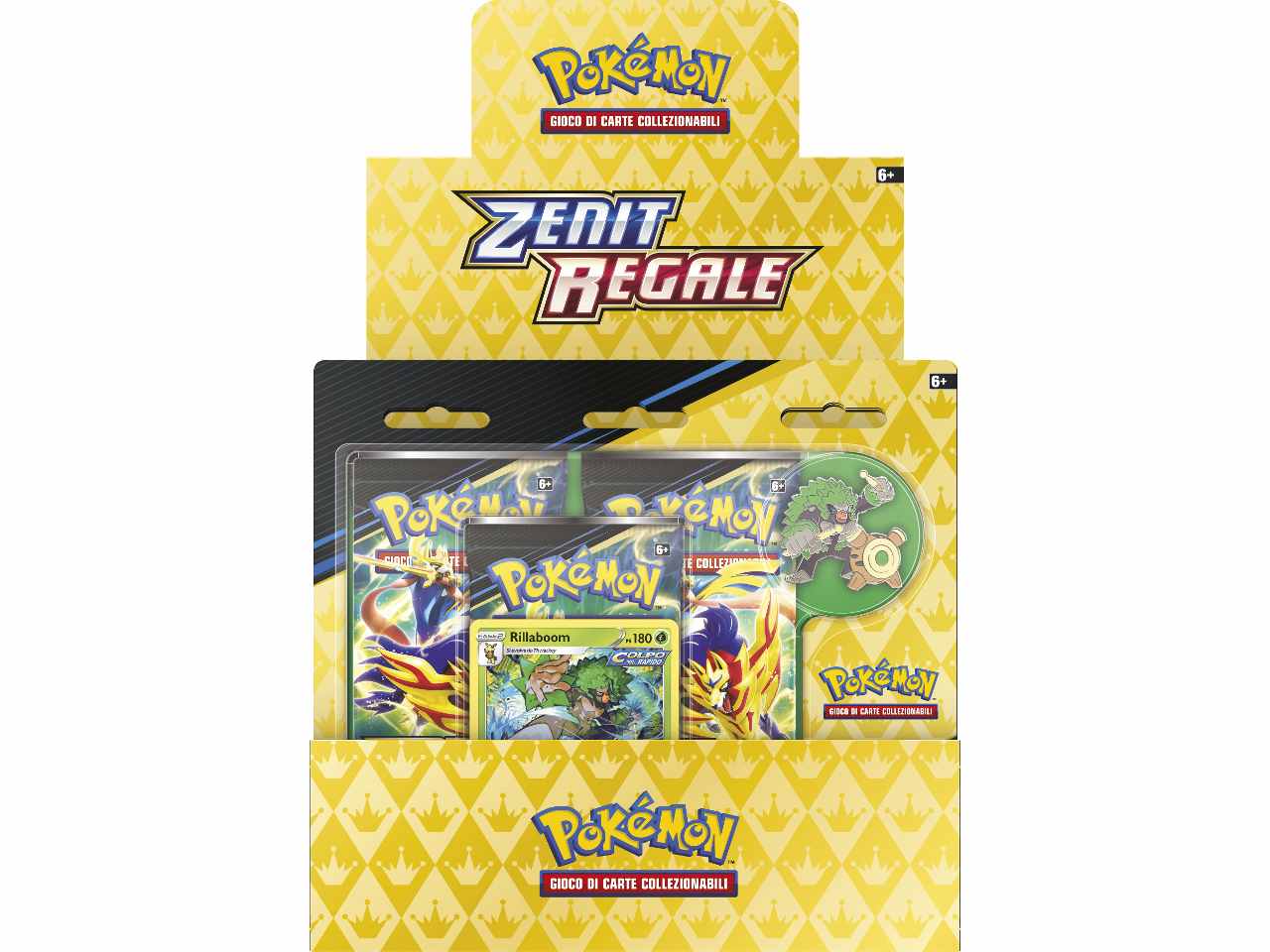 Carte Pokémon Blister Zenit Regale Rillaboom / Cinderace / Inteleon (Con Spilla) - Game Vision