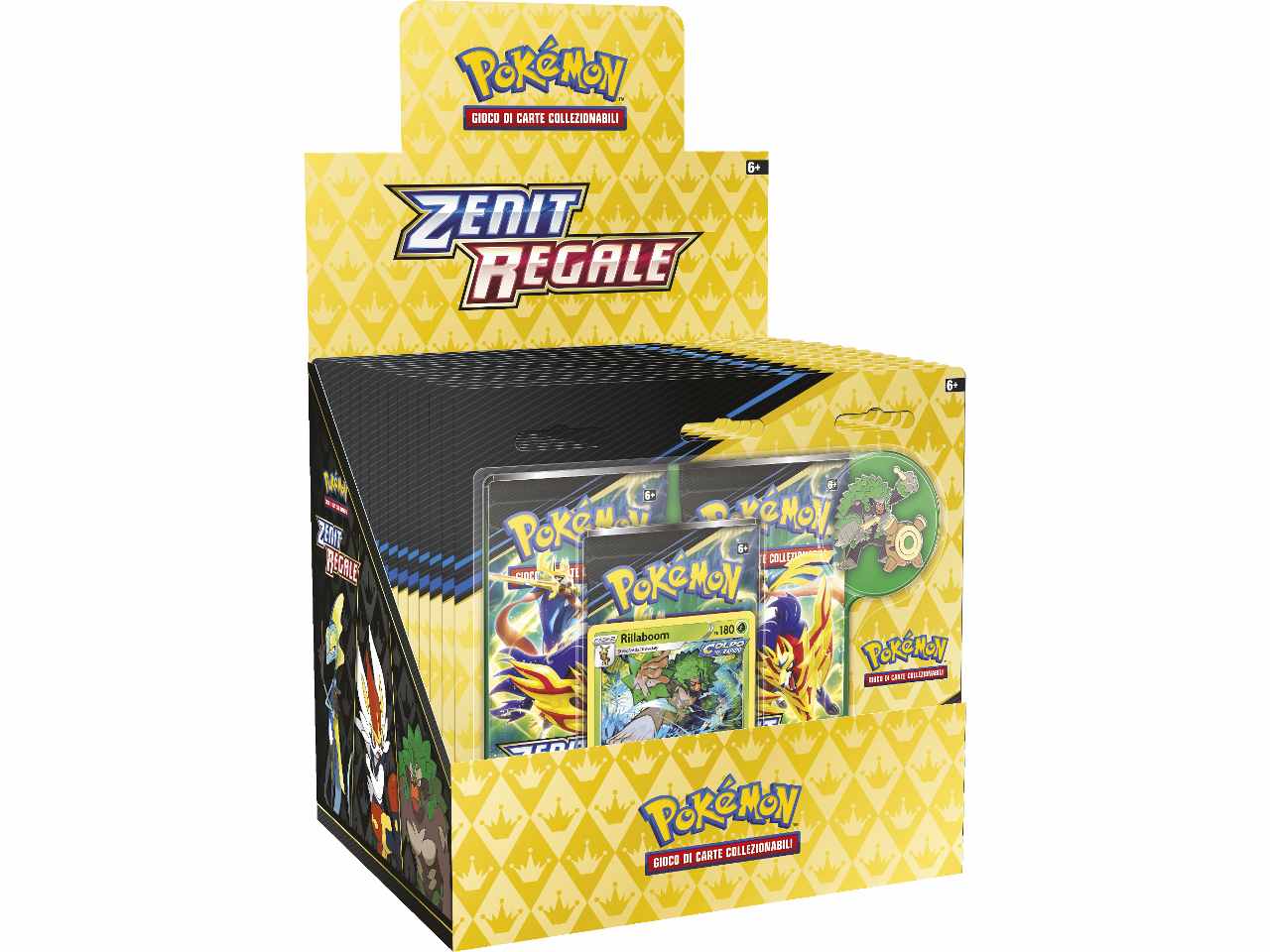 Carte Pokémon Blister Zenit Regale Rillaboom / Cinderace / Inteleon (Con Spilla) - Game Vision