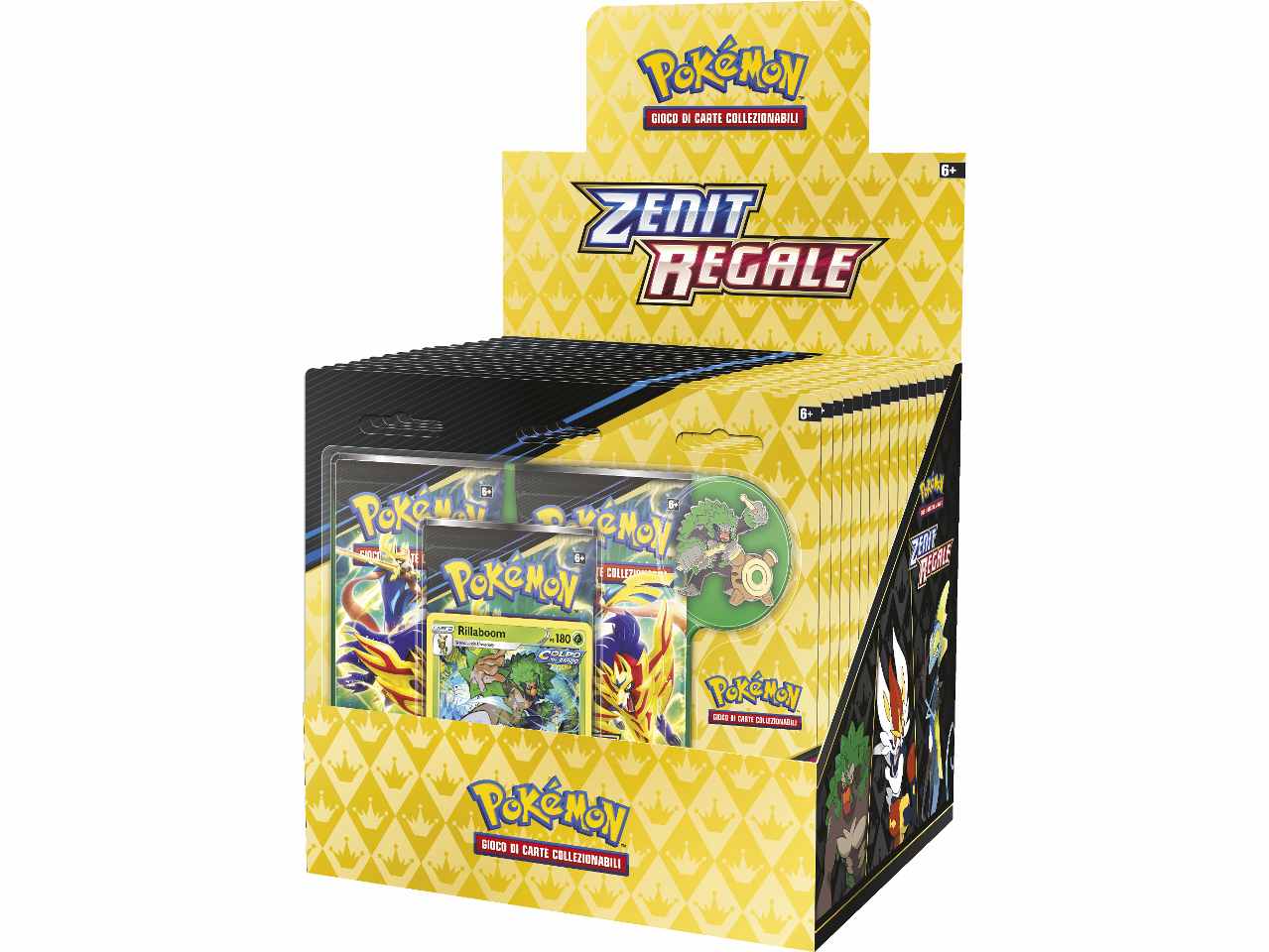 Carte Pokémon Blister Zenit Regale Rillaboom / Cinderace / Inteleon (Con Spilla) - Game Vision