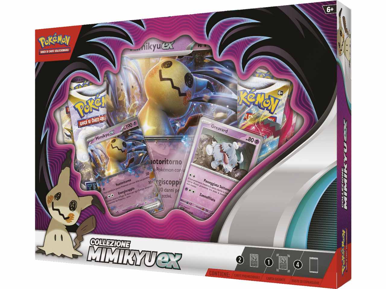 Scatola Carte Pokémon Mimikyu Ex - Game Vision