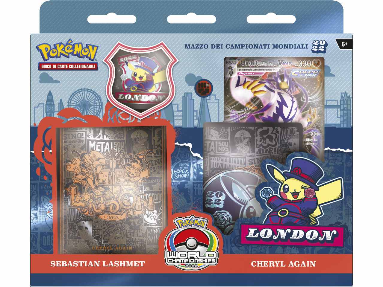 Mazzo Carte Pokémon Campionati Mondiali 2022 - Game Vision