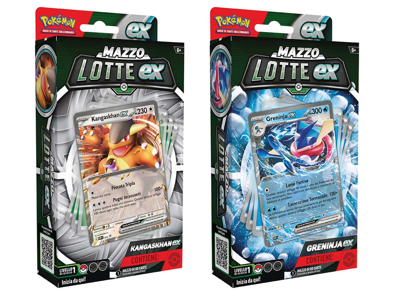 Mazzo Lotte EX Carte Pokémon Greninja-Ex / Kangaskhan-Ex - Game Vision
