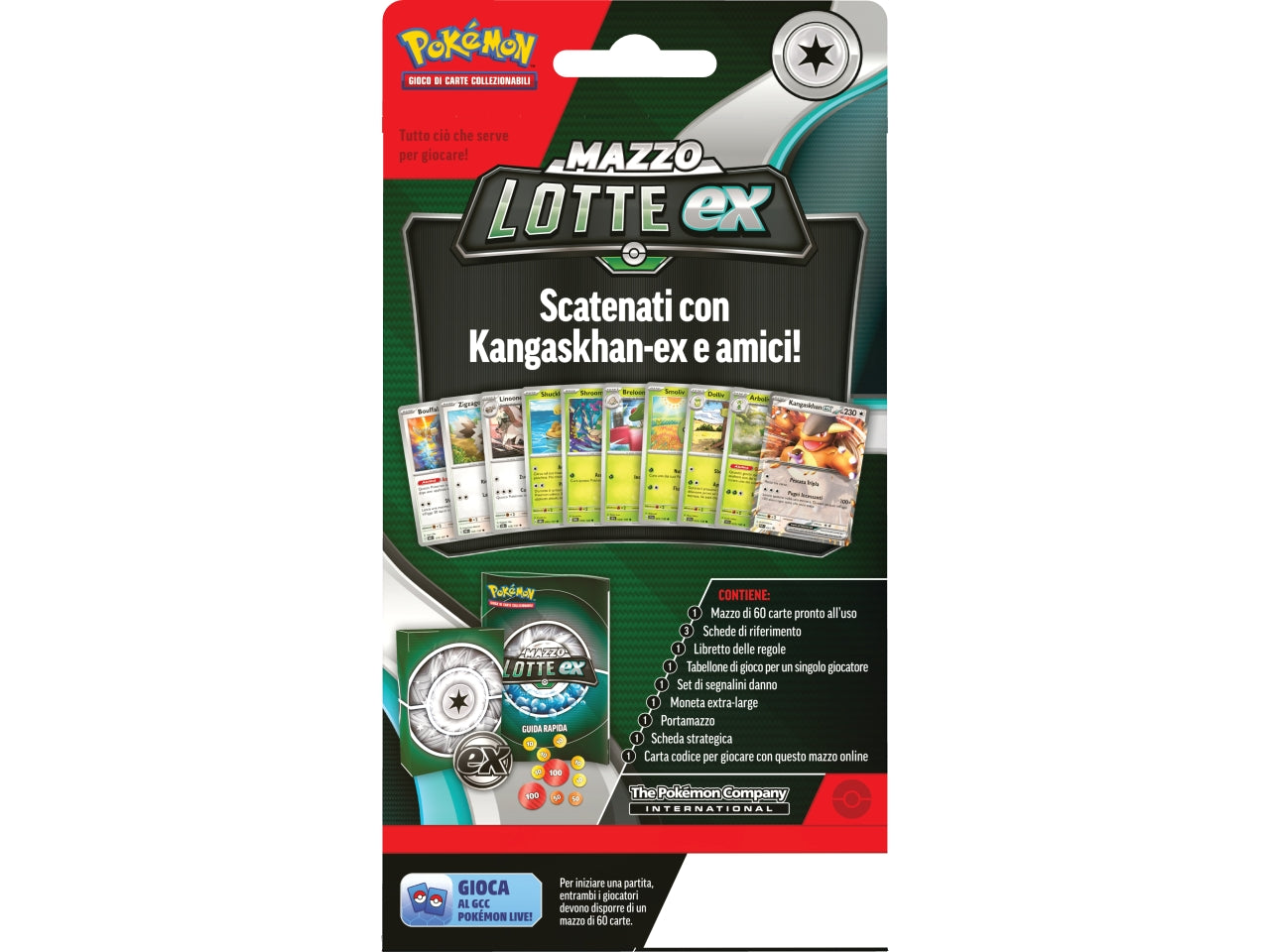 Mazzo Lotte EX Carte Pokémon Greninja-Ex / Kangaskhan-Ex - Game Vision
