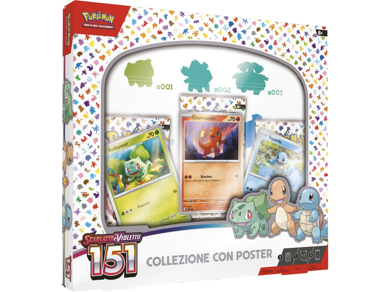 Scatola Carte Pokémon Scarlatto E Violetto 151 Collezione Con Poster - Game Vision