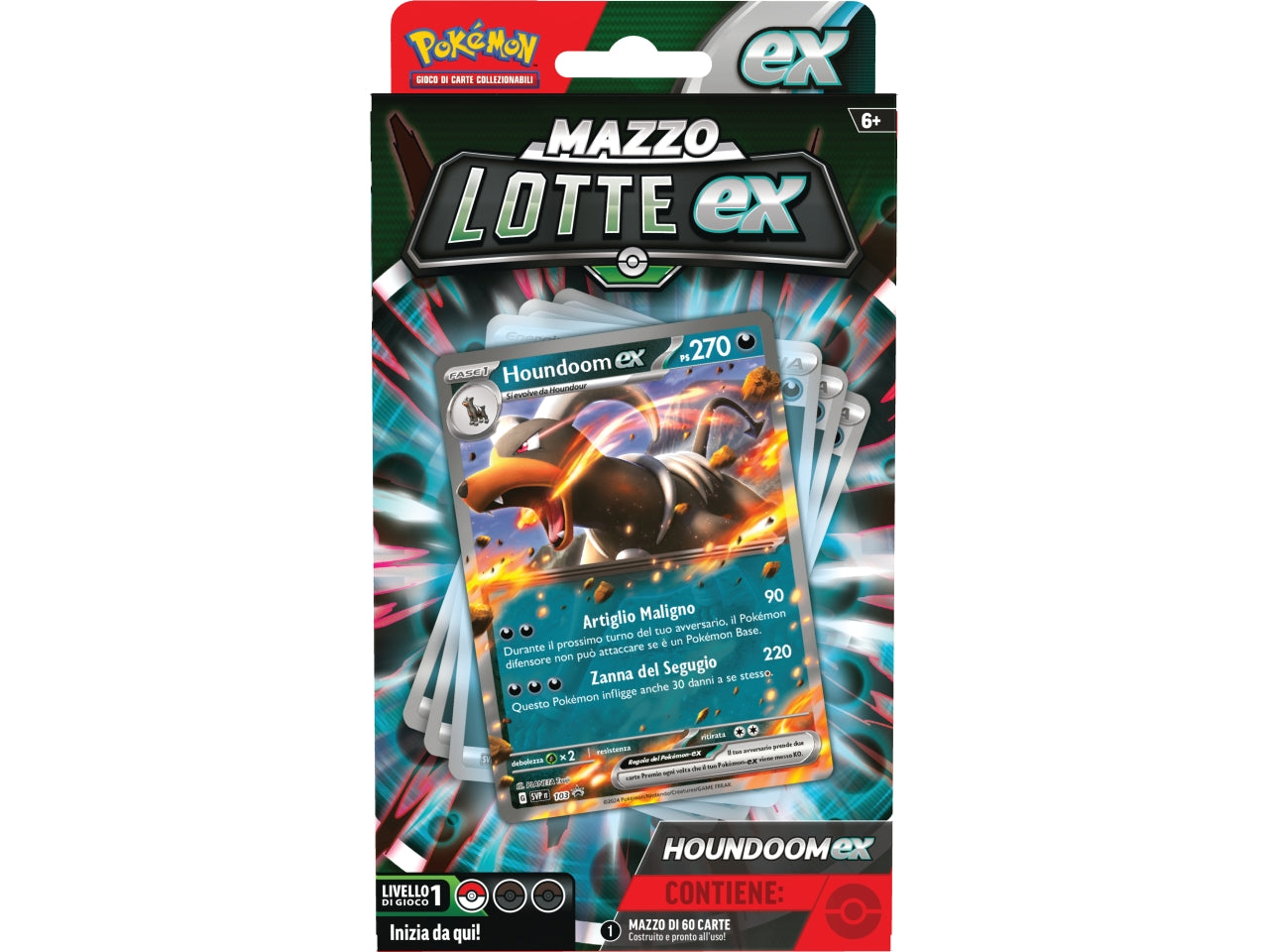 Mazzo Lotte Carte Pokémon Melmetal Ex / Mazzo Lotte Houndoom Ex - Game Vision