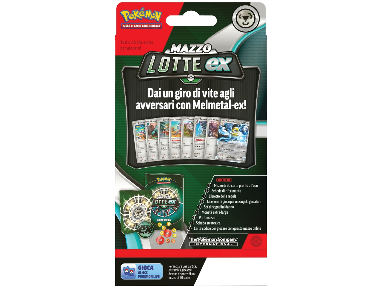 Mazzo Lotte Carte Pokémon Melmetal Ex / Mazzo Lotte Houndoom Ex - Game Vision