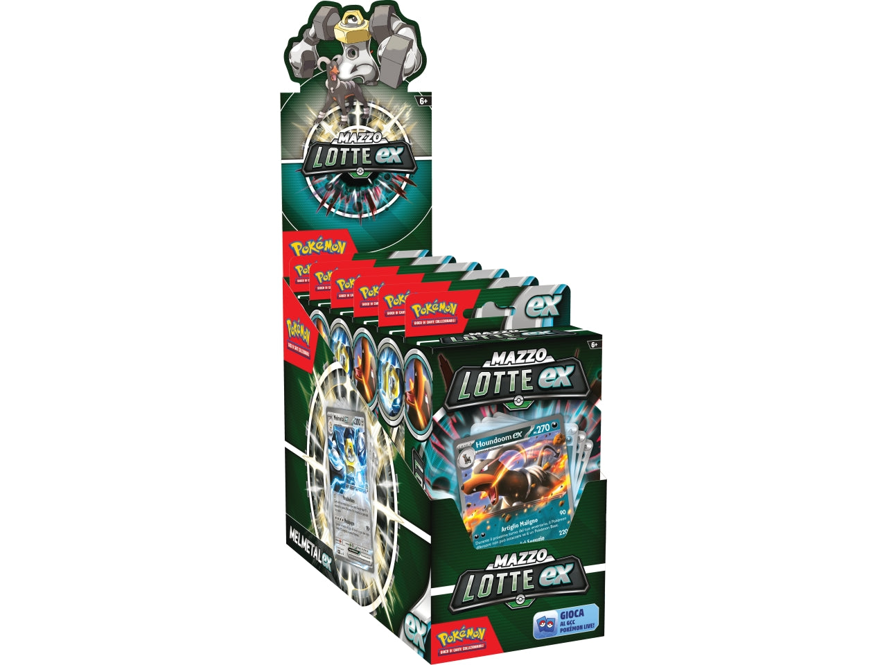 Mazzo Lotte Carte Pokémon Melmetal Ex / Mazzo Lotte Houndoom Ex - Game Vision