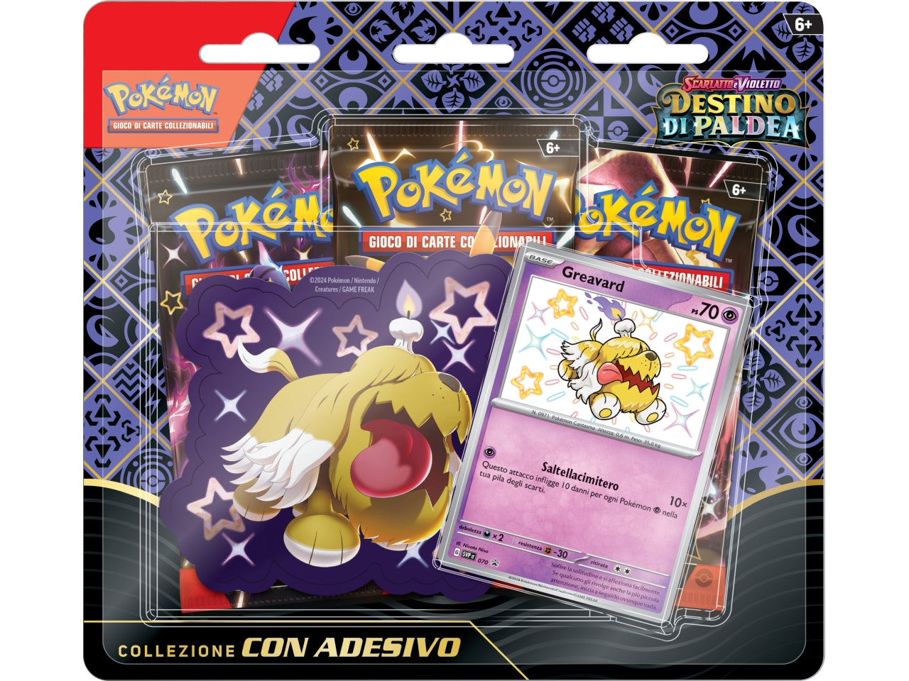 Collezione Con Adesivo Carte Pokémon Scarlatto E Violetto 4.5 Destino Di Paldea - Game Vision