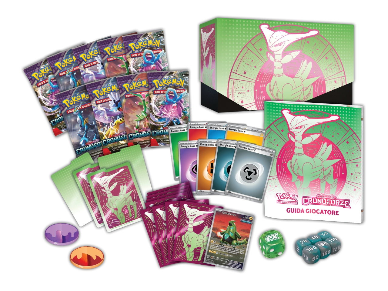Carte Pokémon Set Allenatore Fuoriclasse Scarlatto E Violetto Cronoforze - Game Vision