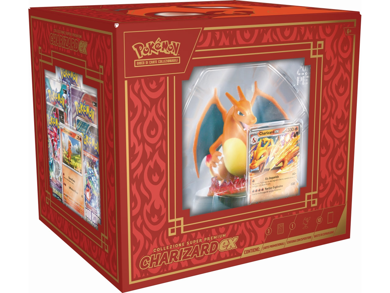 Pokemon Kid's Big Gift: Action Figure Charizard - Multicolor, Età 6+, Gamevision