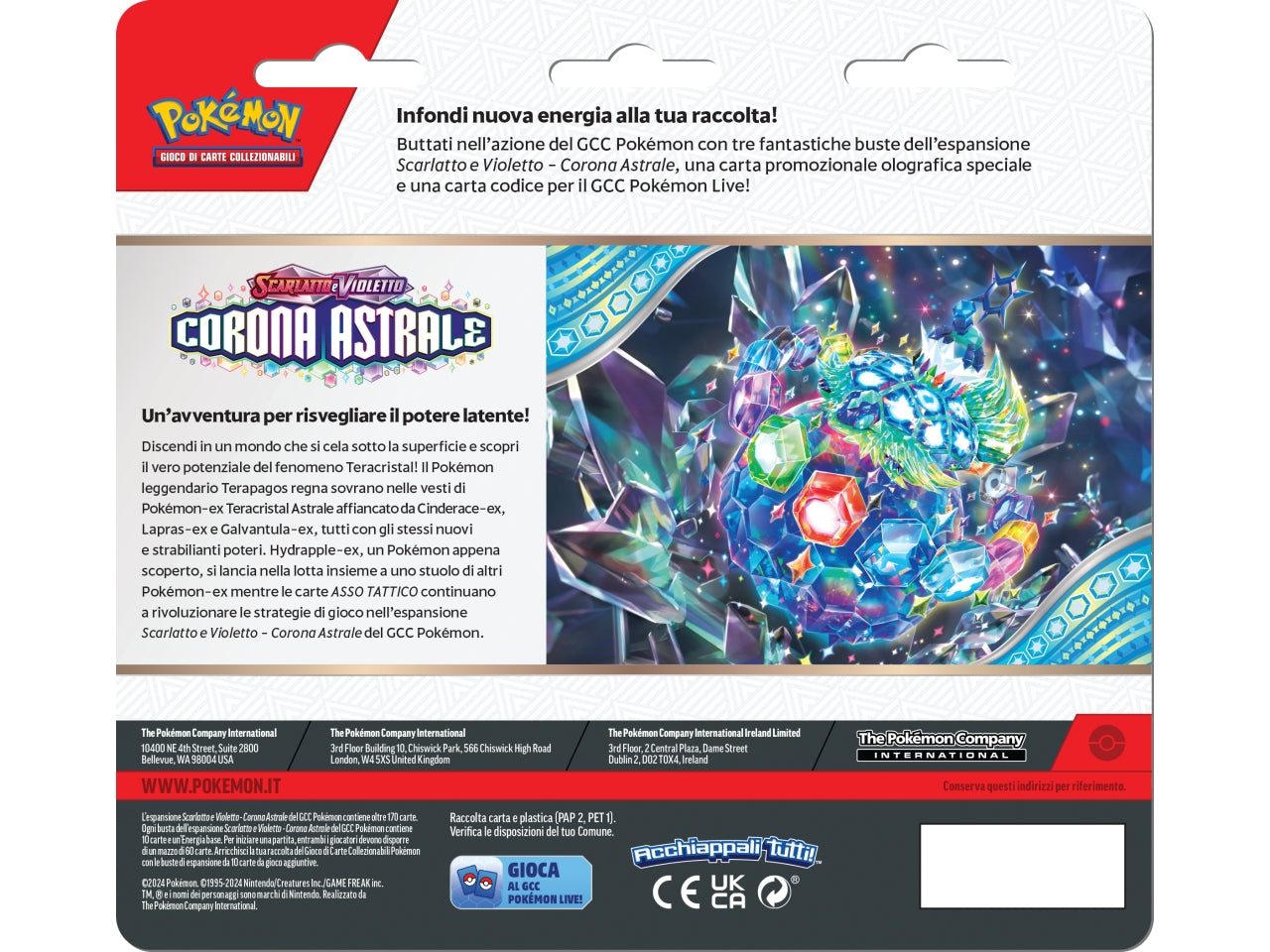 Pokemon - blister 3 bustine + 1 card scarlatto e violetto - 07