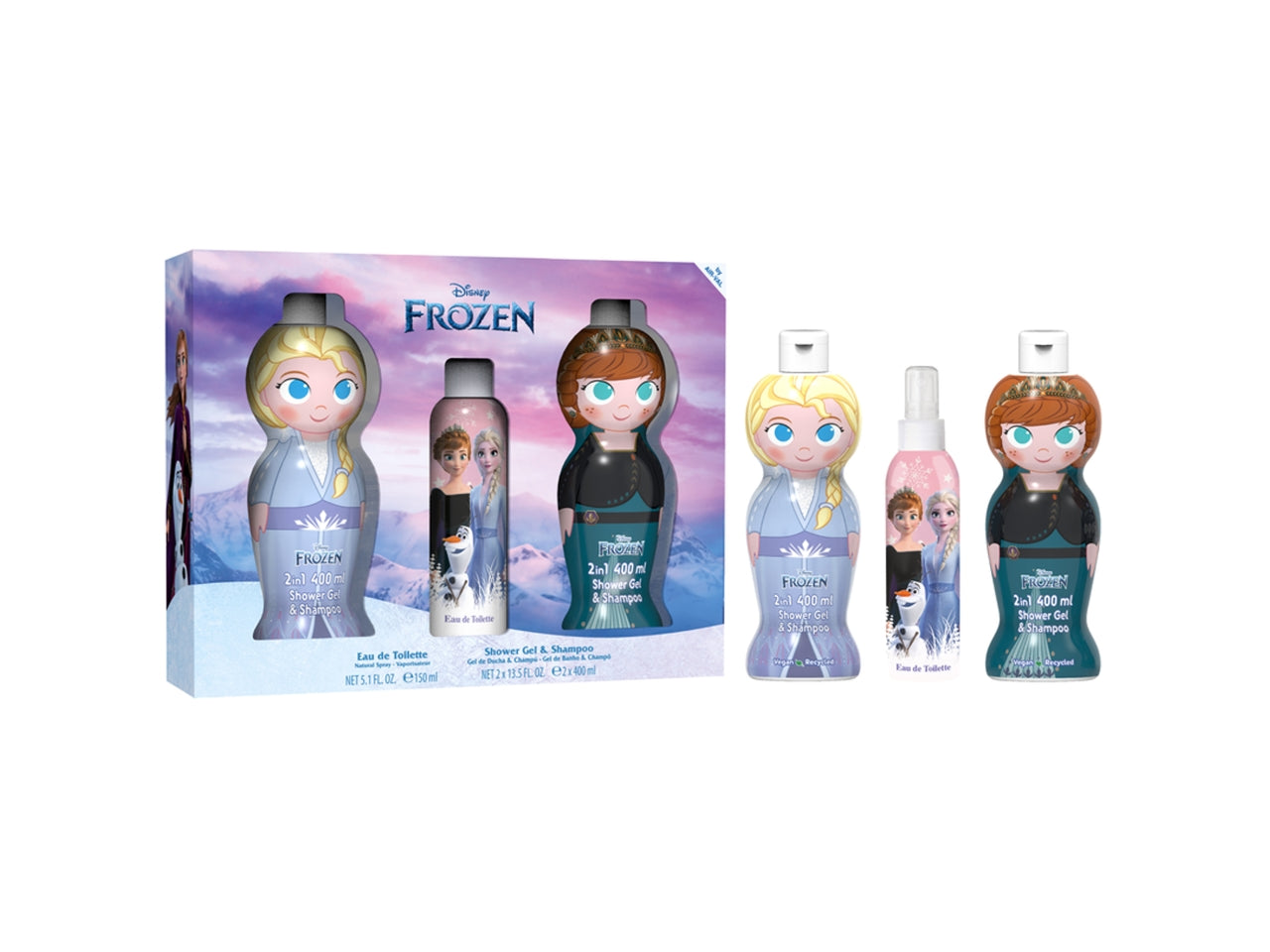 Disney frozen ii set regalo con edt + shower gel 2d