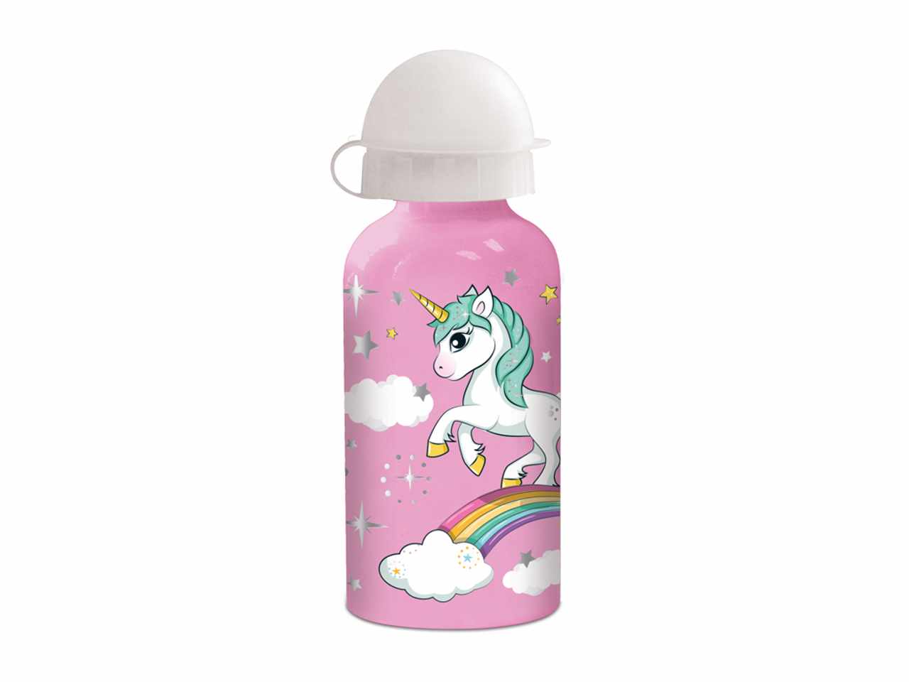 Unicorno borraccia alluminio 400ml